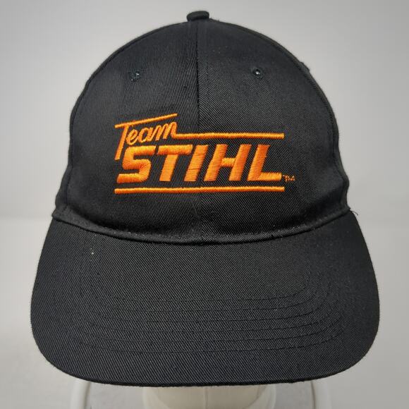 Team Stihl Outfitters Apparel Snapback Cap Black One Size Adjustable Embroidered - Picture 2 of 9